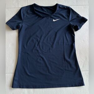 Nike womens Navy Blue T-Shirt